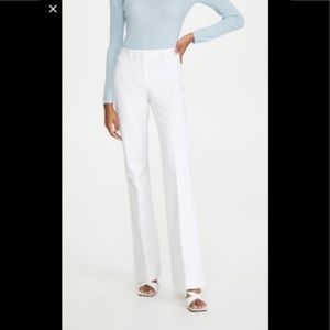 Theory Max C Bistretch White Pants -Tall